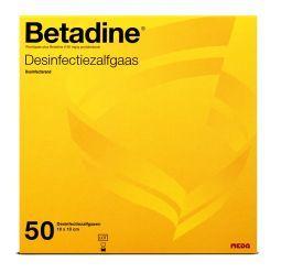 Betadine Desinfecterende zalfgazen 50 Stuks