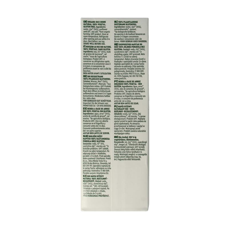 Vitariz Rice drink natural bio 1 Liter