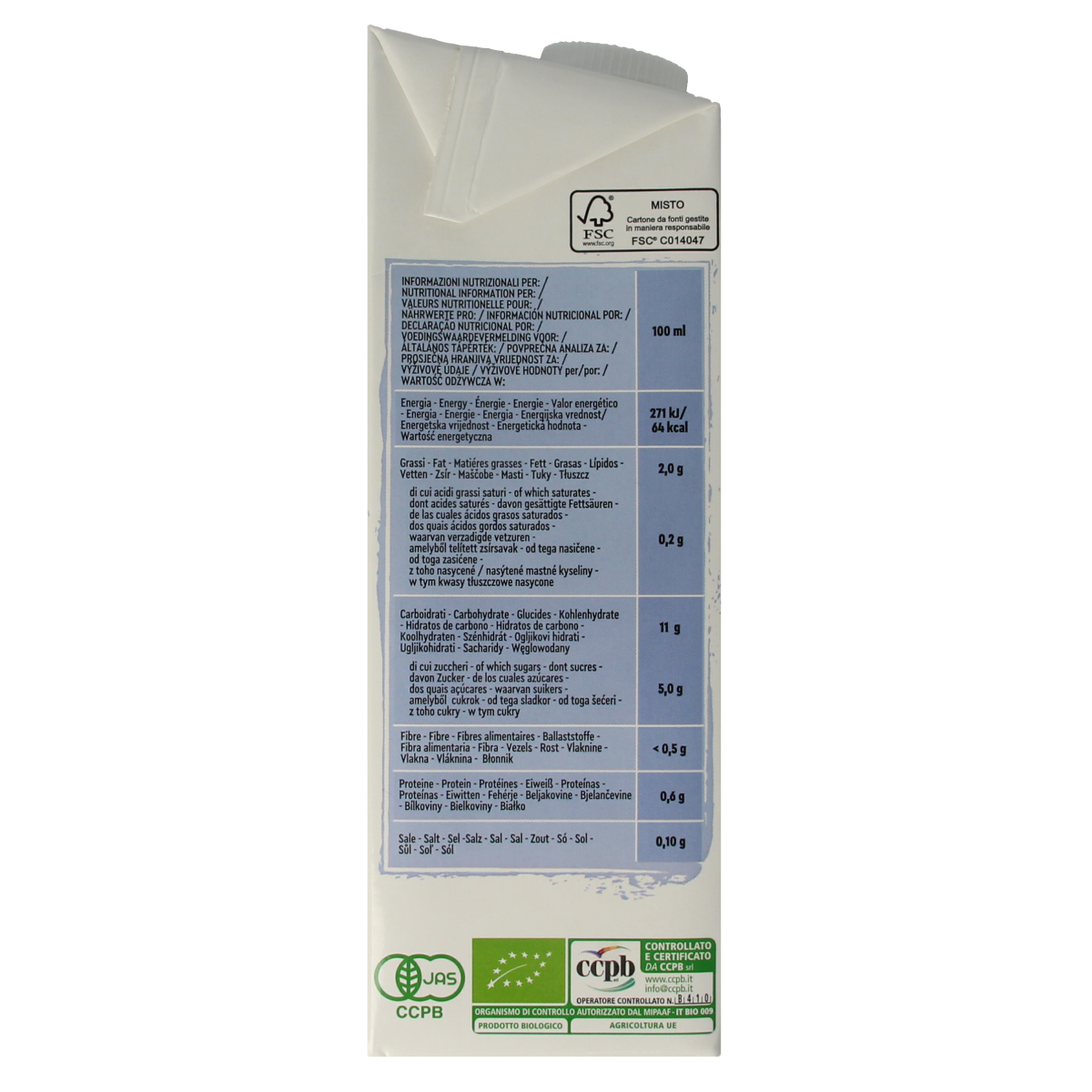 Vitariz Rice drink amandel bio 1.00 Liter