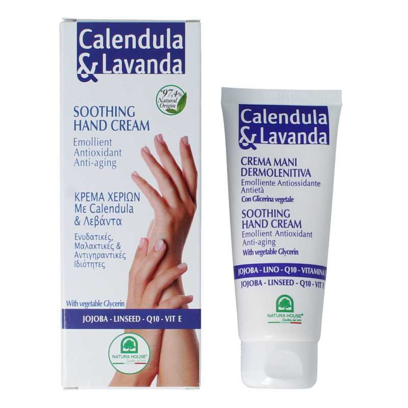 Natura House Calendula lavendel handcreme 75 Milliliter