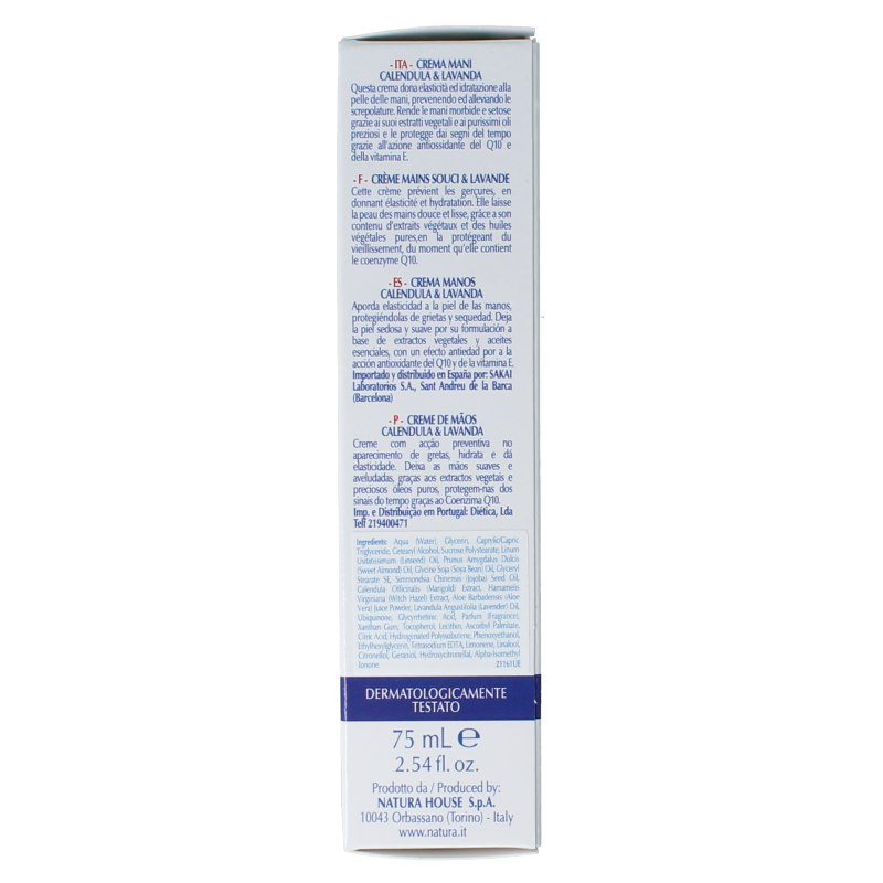 Natura House Calendula lavendel handcreme 75 Milliliter
