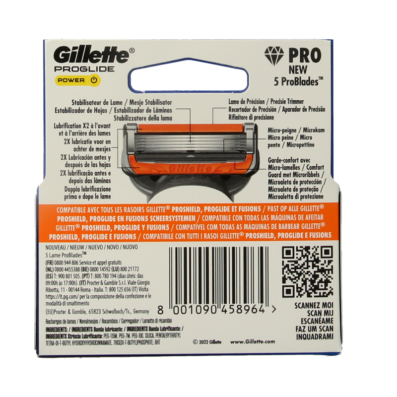 Gillette Fusion powerglide mesjes  3 Stuks