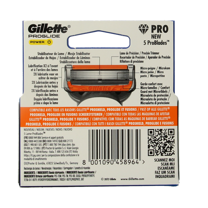 Gillette Fusion powerglide mesjes  3 Stuks