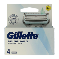 Gillette Skinguard aloe vera mesjes regular 4 Stuks