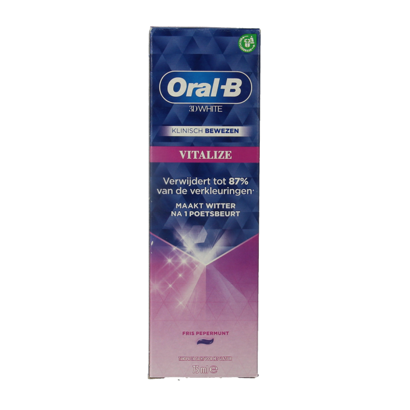 Oral B Tandpasta 3D white vitalize  75 Milliliter