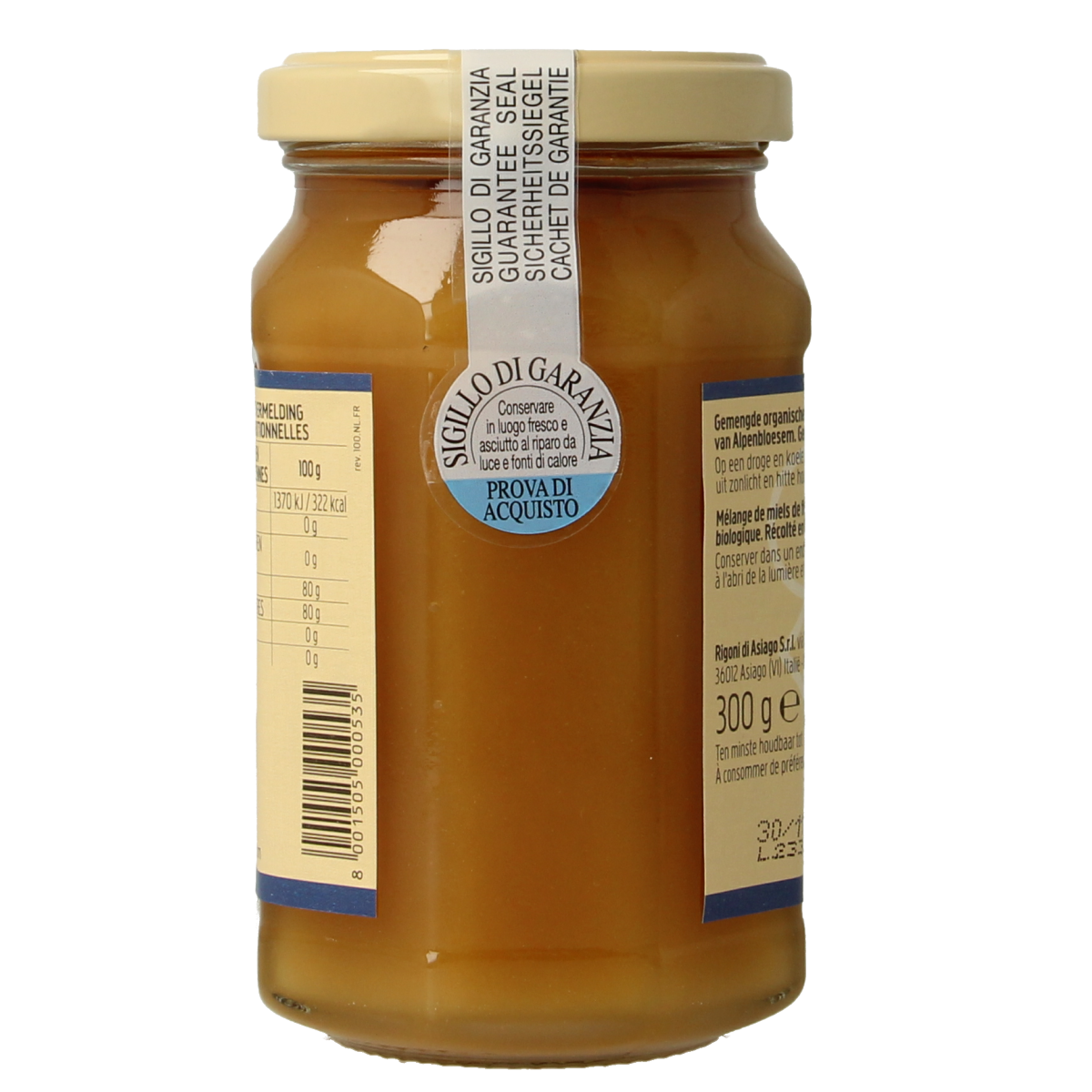 Mielbio Alpen creme honing bio 300.00 Gram