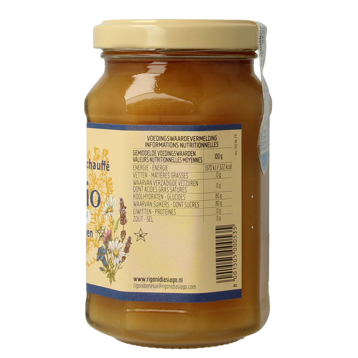Mielbio Alpen creme honing bio 300.00 Gram