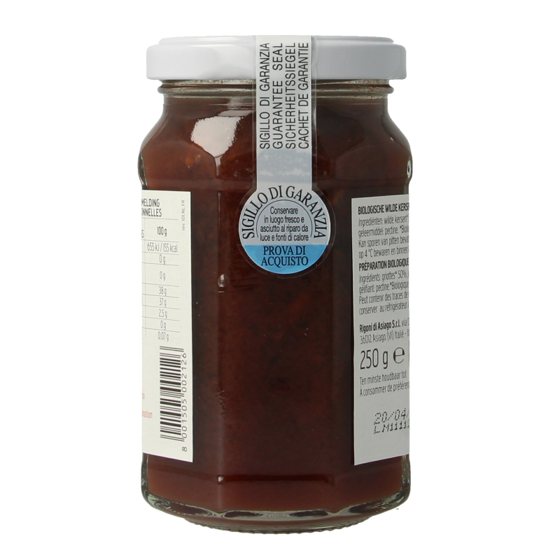 Fiordifrutta Wilde kersenjam bio 250 Gram