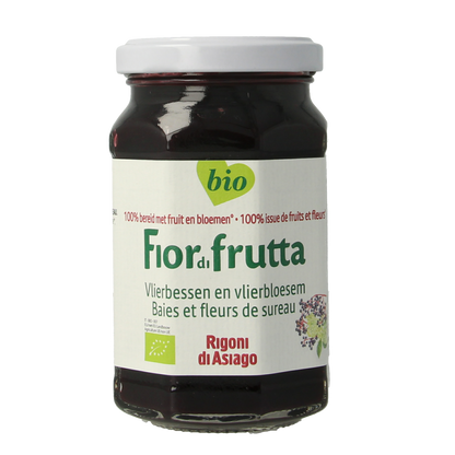 Fiordifrutta Vlierbloesem & vlierbesjam bio 250.00 Gram