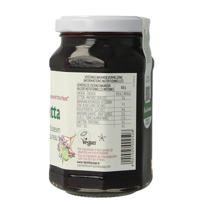 Fiordifrutta Vlierbloesem & vlierbesjam bio 250.00 Gram