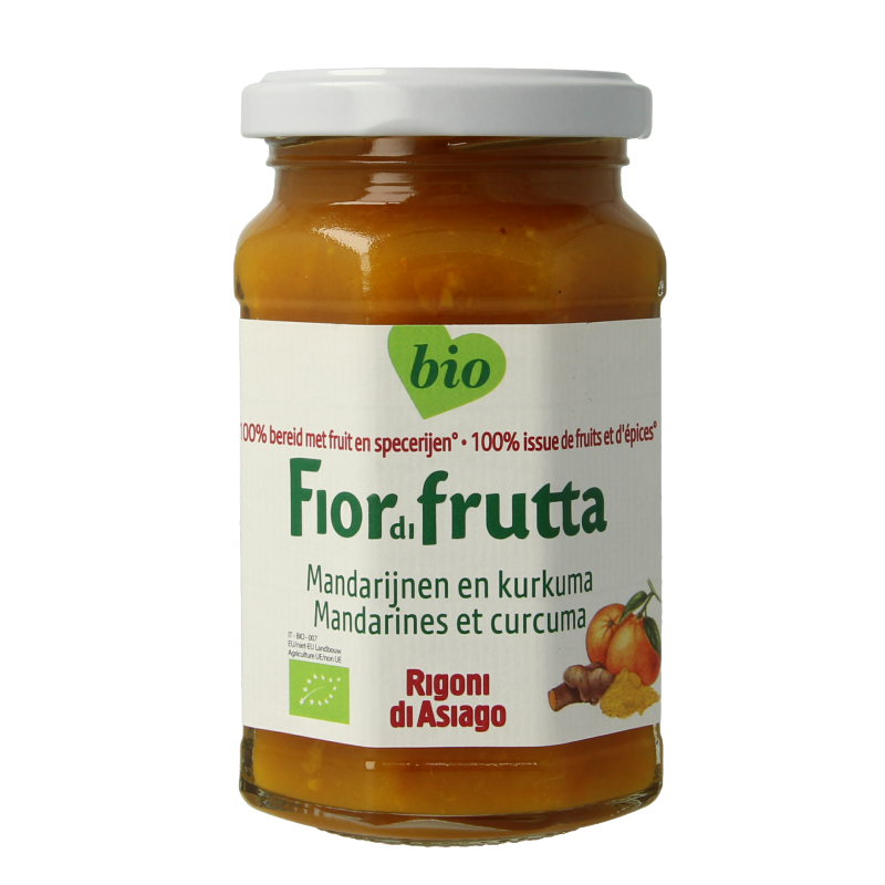 Fiordifrutta Mandarijn & kurkuma jam bio 260 Gram