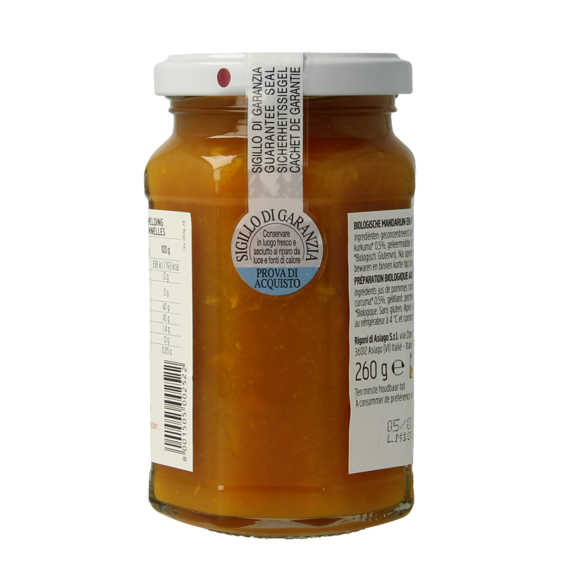 Fiordifrutta Mandarijn & kurkuma jam bio 260 Gram