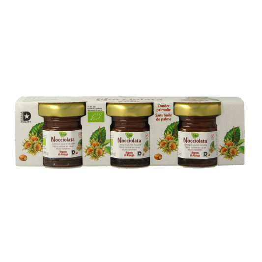 Nocciolata Choco hazelnootpasta bio 75.00 Gram