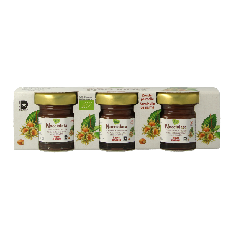 Nocciolata Choco hazelnootpasta bio 75 Gram