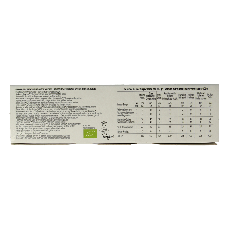 Fiordifrutta Fruitbeleg mix 25 gram bio 75 Gram