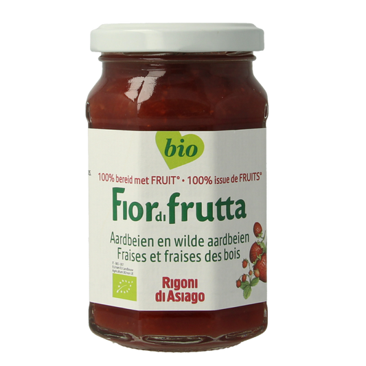 Fiordifrutta Aardbeienjam bio 250 Gram