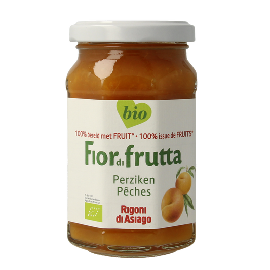 Fiordifrutta Perzikjam bio 250 Gram