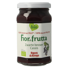 Fiordifrutta Zwarte bessenjam bio 250 Gram