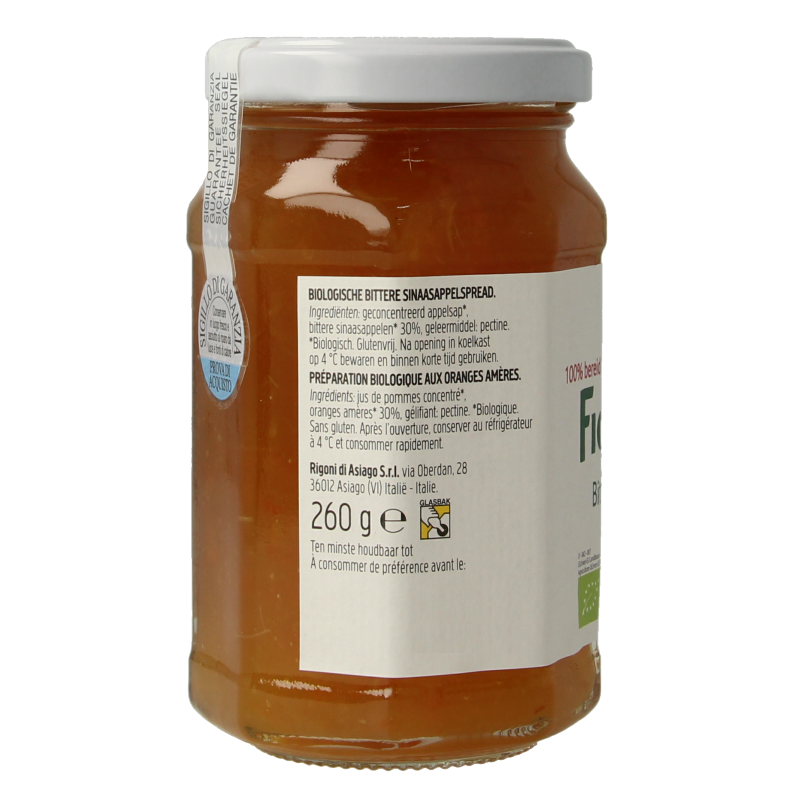 Fiordifrutta Sinaasappeljam bio 260 Gram