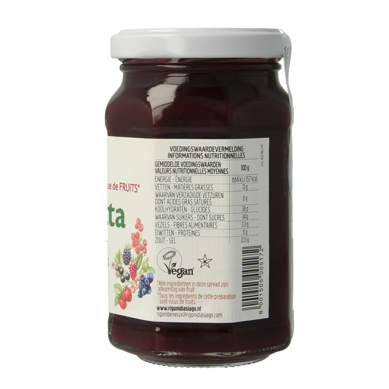Fiordifrutta Bosvruchtenjam bio 250 Gram