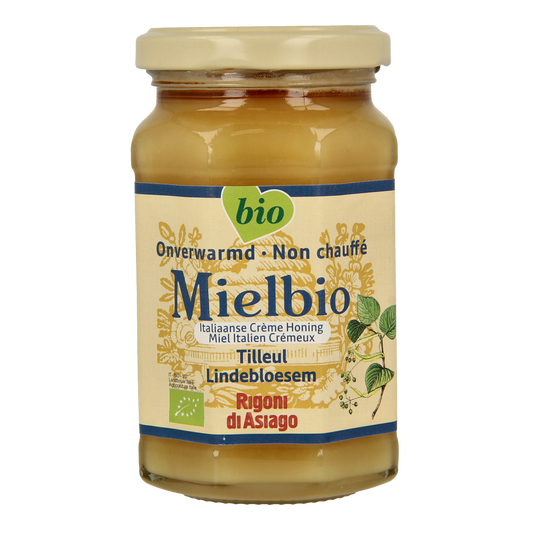 Mielbio Lindebloesem creme honing bio 300.00 Gram