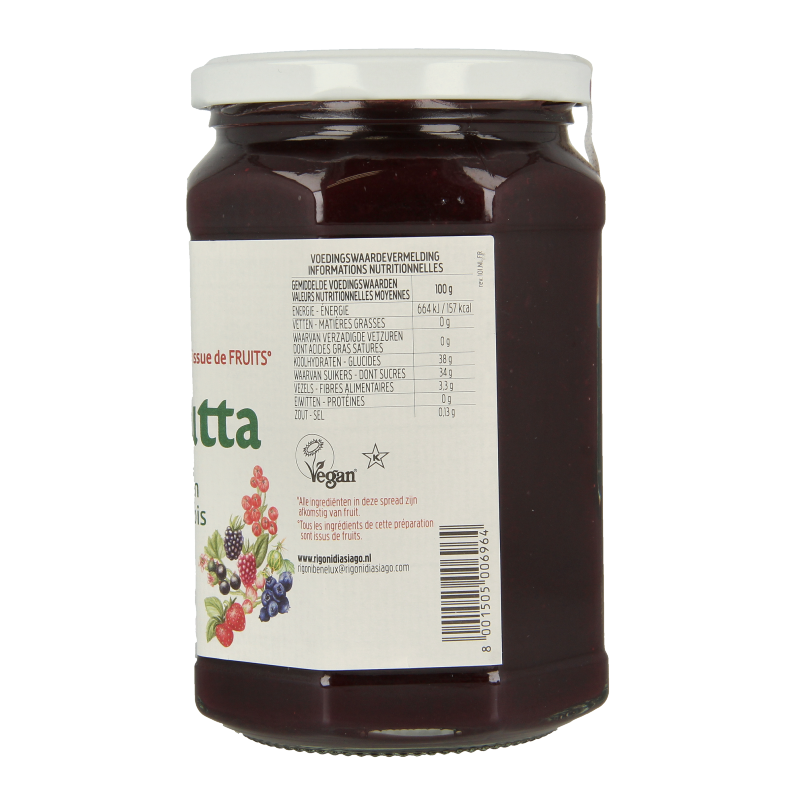 Fiordifrutta Bosvruchtenjam bio 630 Gram
