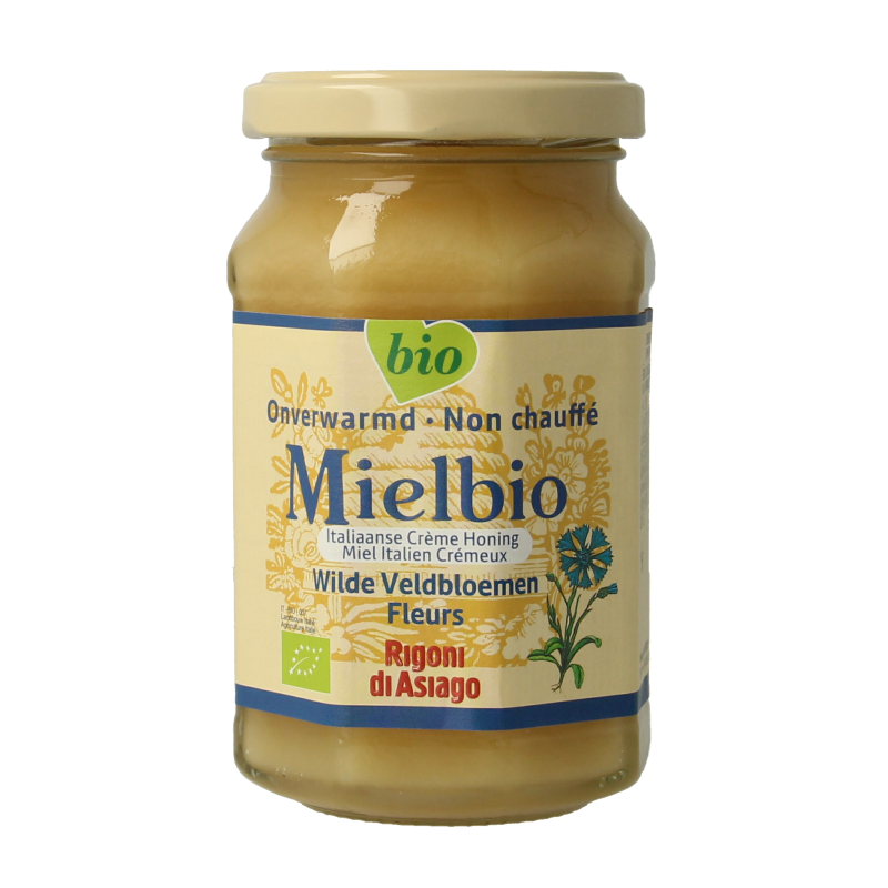 Mielbio Wilde veldbloemen creme honing bio 300 Gram