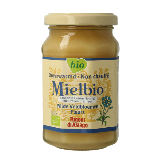 Mielbio Wilde veldbloemen creme honing bio 300 Gram