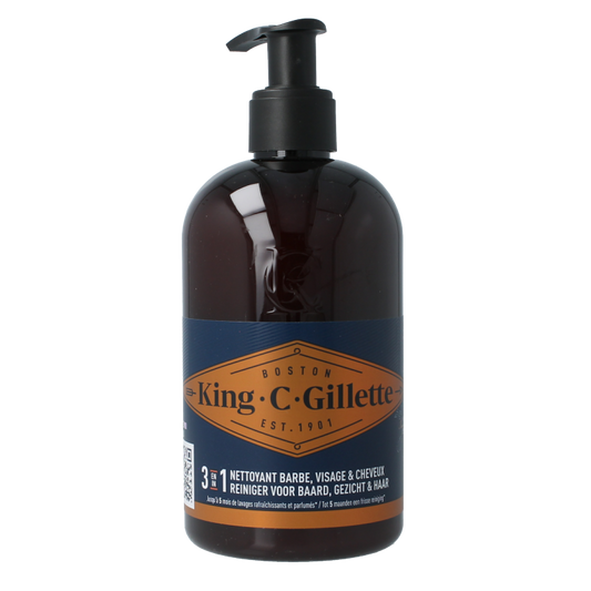 Gillette King c baard en gezichtsreiniger 350 Milliliter