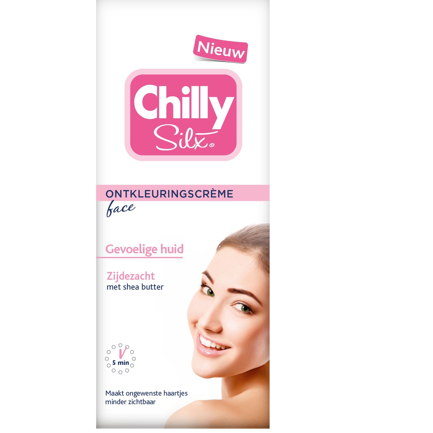 Chilly Silx Ontkleuringscreme gezicht  75 Milliliter