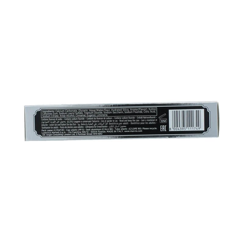 Marvis Toothpaste amarelli licorice 85 Milliliter