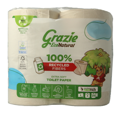 Grazie Natural Toiletpapier 3-laags 4.00 Stuks