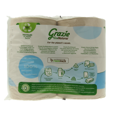 Grazie Natural Toiletpapier 2-laags 8 Stuks