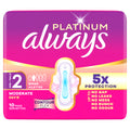 Always Always Platinum Maandverband LONG+ SP 10CT 10.00 Stuks