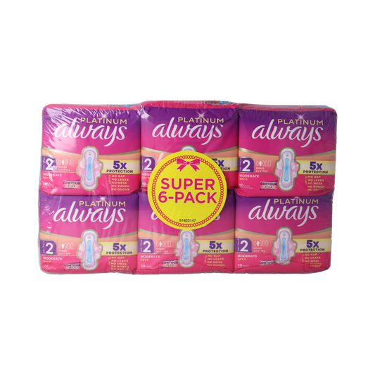 Always Maandverband platinum normaal 60.00 Stuks