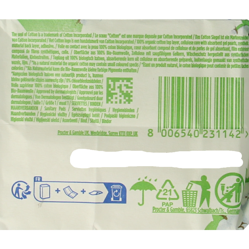 Always Maandverband cotton protection normal 11 Stuks