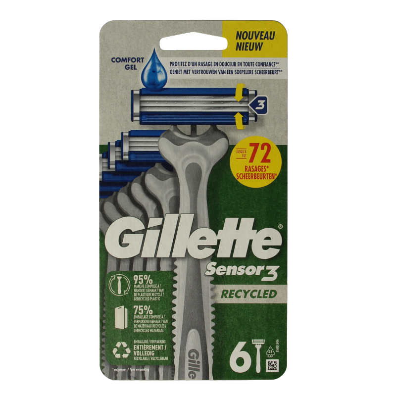 Gillette Sensor3 wegwerpmesjes 6 Stuks