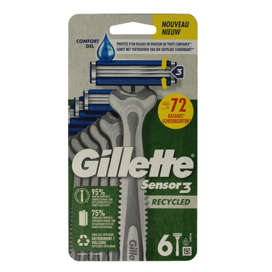Gillette Sensor3 wegwerpmesjes 6 Stuks