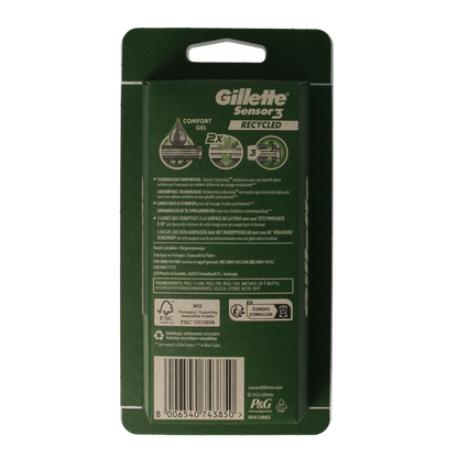 Gillette Sensor3 wegwerpmesjes 6 Stuks
