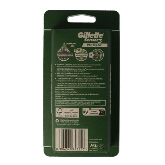 Gillette Sensor3 wegwerpmesjes 6 Stuks