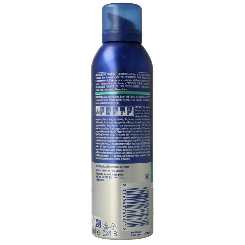 Gillette Series scheerschuim sensitive 250 Milliliter