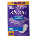 Always Inlegkruisjes daily protection extra long 58 Stuks