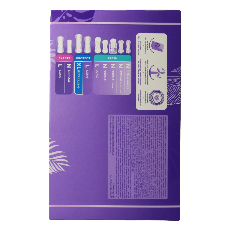 Always Inlegkruisjes daily protection extra long 58 Stuks