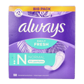 Always Inlegkruisjes daily fresh normaal 58 Stuks