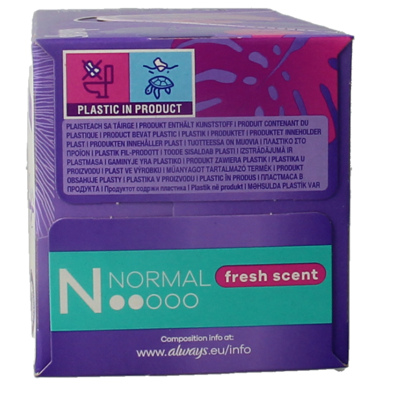 Always Inlegkruisjes daily fresh normaal & scent 30 Stuks