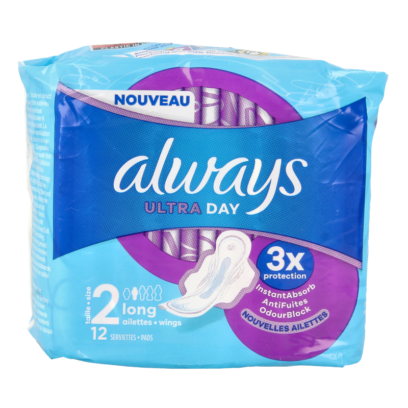 Always Maandverband ultra day long  12 Stuks