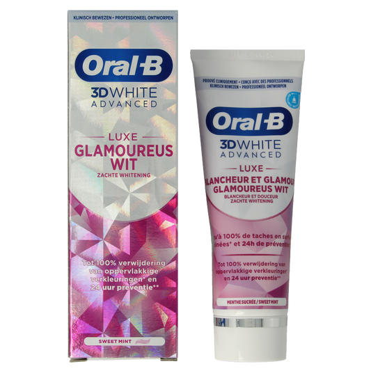 Oral B Tandpasta 3D white luxe 75 Milliliter