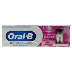 Oral B Tandpasta 3D white luxe 75.00 Milliliter