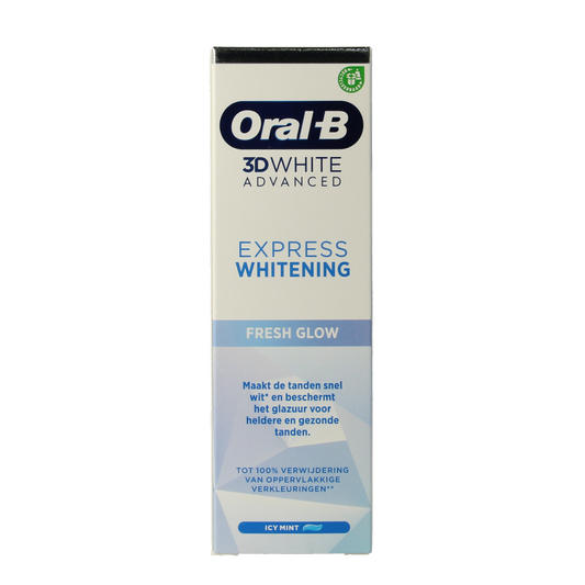Oral B Tandpasta 3D white advanced expres fresh whitening 75.00 Milliliter