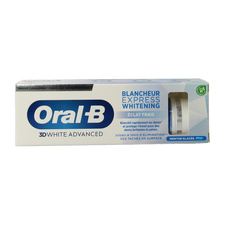 Oral B Tandpasta 3D white advanced expres fresh whitening 75.00 Milliliter